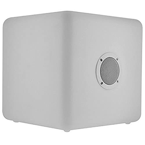 Bigben kabelloser Außenlicht-Lautsprecher - Color Cube - mit Bluetooth und Fernbedienung - Sitzfunktion - Gr. L