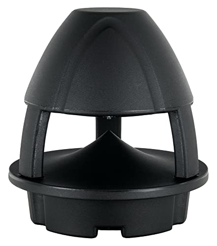 McGrey WPL-660BK BT 360° Outdoor-Lautsprecher - Aktiver 2-Wege Garten-Lautsprecher - Bluetooth®-Reichweite: ca. 10 Meter - 360° Schallverteilung - Wasser- und UV-resistent (IP56) - Schwarz