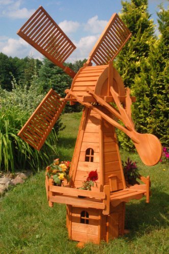 Deko-Shop-Hannusch Große Windmühle holländischer Art 2,15 m, XXL