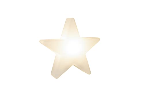 8 seasons design | Dekorative Leuchte Stern Shining Star Mini (E27, Ø 40 cm,2.35 m kabel für außen & innen Garten, Balkon, Wohn- & Esszimmer, Kinderzimmer) weiß