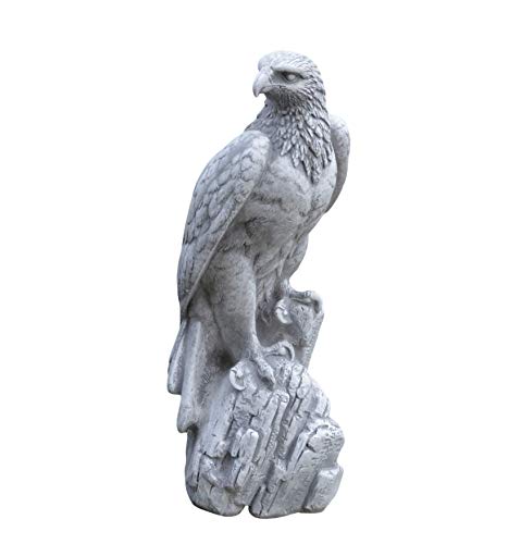 gartendekoparadies.de Wunderschöner Adler aus Steinguss, frostfest