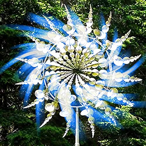 Einzigartige und magische Metall Windmühle - Skulpturen bewegen Sich mit dem Wind, Rasen Wind Spinners für Outdoor Wind Catcher Yard Patio